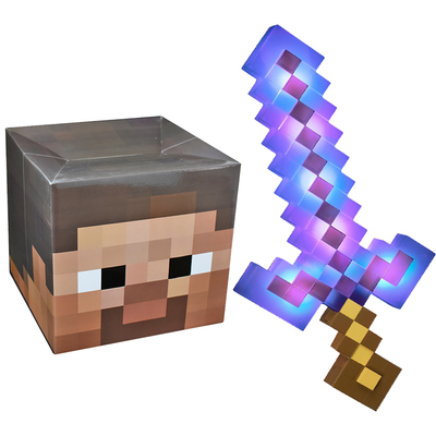 我的世界玩具周边钻石剑发光发声