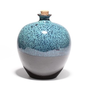 宜兴陶瓷酒瓶白酒黄酒空酒瓶3斤装存酒罐婚庆酒坛子窑变彩釉酒壶