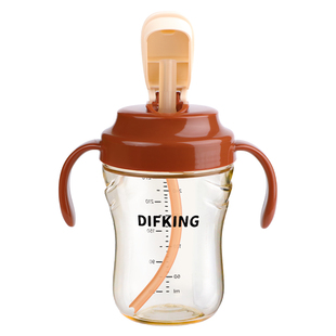 儿童水杯吸管杯PPSU上学专用幼儿园1到3岁喝水喝奶直饮杯夏天新款