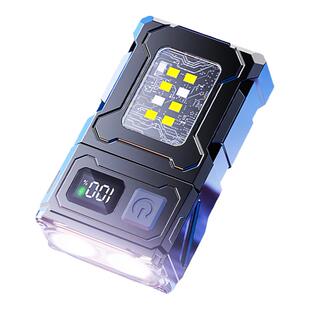 沃尔森手电筒强光充电磁吸远射超亮小型便携多功能户外工作灯维修