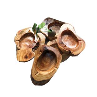 实木烟灰缸家用客厅创意个性潮流复古宾馆网酒吧定制大号轻奢烟缸