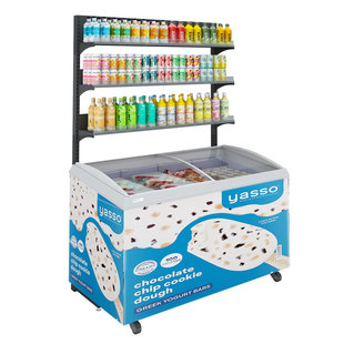 好想来加盟商专用冰柜上方货架置物架超市冰箱雪糕柜冷柜便利店