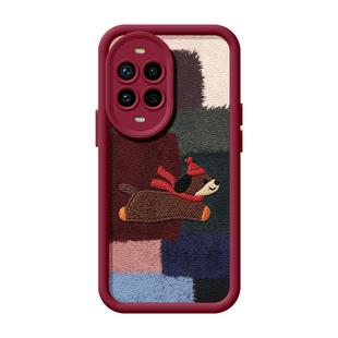 适用华为nova14手机壳女款nova13pro保护套全包novo12硅胶11防摔8小羊皮7se活力版新年10小狗ultra软马年hi外