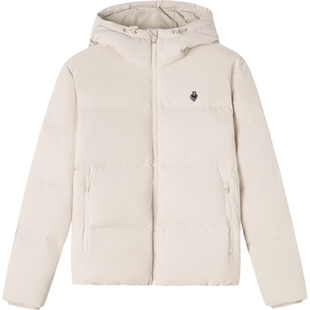 乐卡克法国公鸡秋冬男女同款短款连帽羽绒服