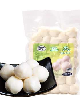 关东煮火锅食材实心鱼丸咖喱鱼蛋