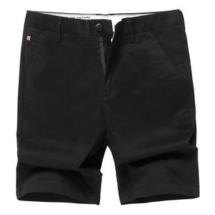 百搭纯棉白色五分裤男休闲短裤男士宽松薄款5分中裤韩版潮流夏季