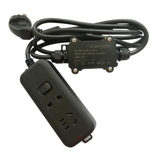 EMI电源滤波净化器220V交流单相线抗干扰插头HIFI音响插座模块