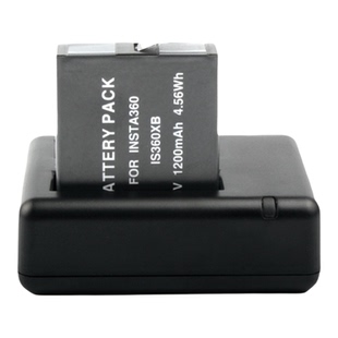 适用影石Insta360 ONE X全景运动相机锂 IS360XB锂电池双充套装