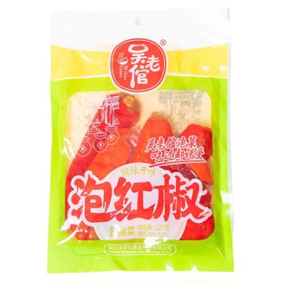 吴老倌泡红椒辣椒泡红椒正宗老坛剁椒二荆条红辣配料小米辣袋装