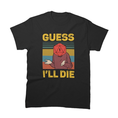 dnd龙与地下城跑团短袖周边