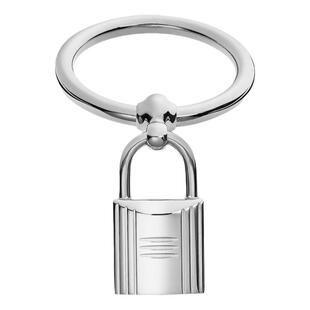 高端迷你纯铜挂锁twilly丝巾扣环方巾两用飘带打结扣配饰围巾固定