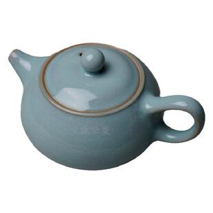 汝州原产地大观汝瓷茶具 石瓢壶 球孔过滤朱家汝窑朱法喜玛瑙入釉
