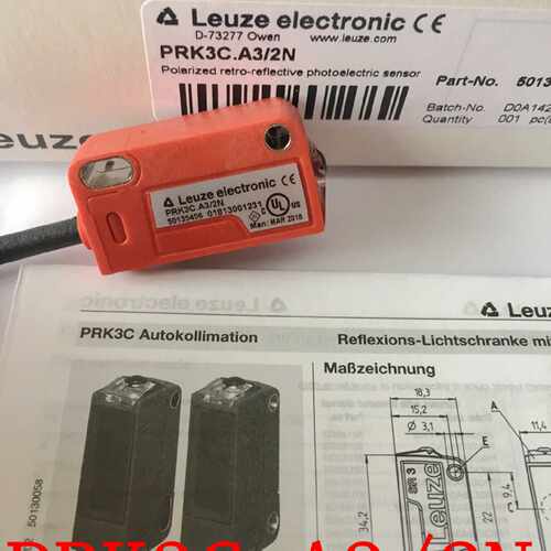 议价现货正品德国劳易测LEUZE光电开关PRK3C.A3/2N PRK3C.T3/2N