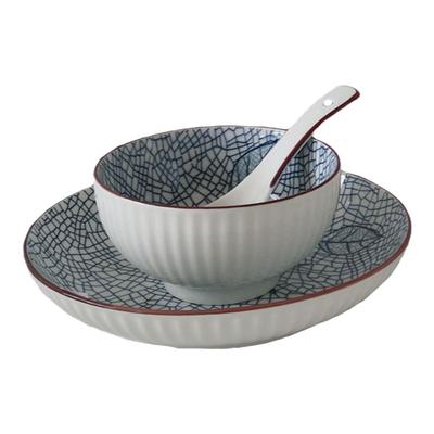 日式餐具套装家用陶瓷网红碗盘