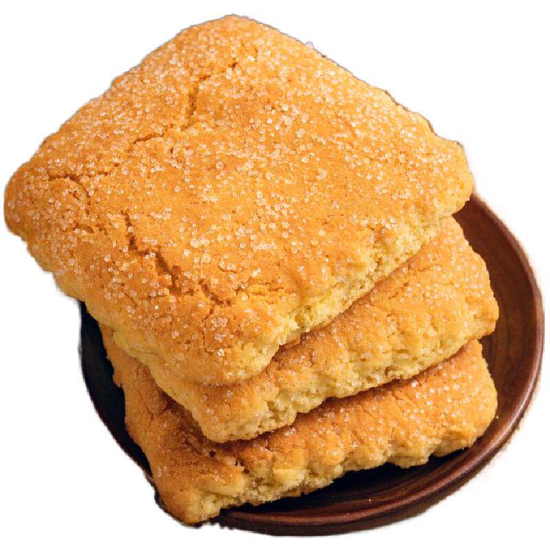 红旦丰镇传统胡麻油手工制作牛奶大饼干500g糕点零食内蒙古特产