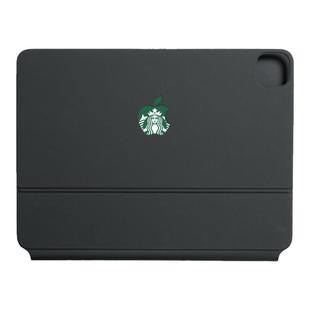 艺贴进口铸造级带导气槽 星8克 适用苹果平板iPad妙控键盘Magic keyboard个性logo贴防水不留胶贴 一份2枚装