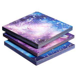 星空折纸彩纸手工纸星空纸正方形幼儿园小学生儿童星星千纸鹤爱心彩色大号双面卡纸专用纸星座手工制作材料