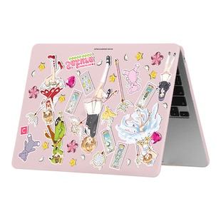 KKXCAS魔法少女卡通日单可爱笔记本电脑保护壳原创适用苹果MACBOOK case M5 Pro14保护套M4 Air13.6 PRO13 16