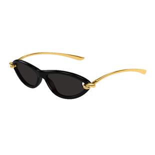 【自营】BOTTEGA VENETA葆蝶家墨镜女BV1390S时尚猫眼小框太阳镜