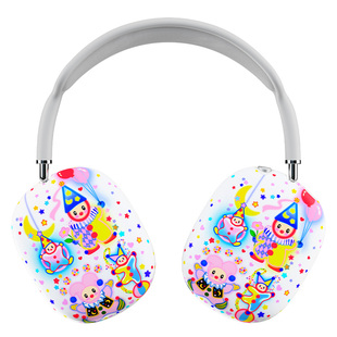 Wildflower欢乐派对耳机保护套Clown Around适用苹果AirPods Max硬壳全包硅胶防摔欧美时尚个性wf保护壳小丑