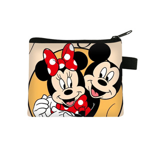卡通动漫迪士尼系列米奇米妮零用钱包钥匙卡包硬币耳机随身化妆包