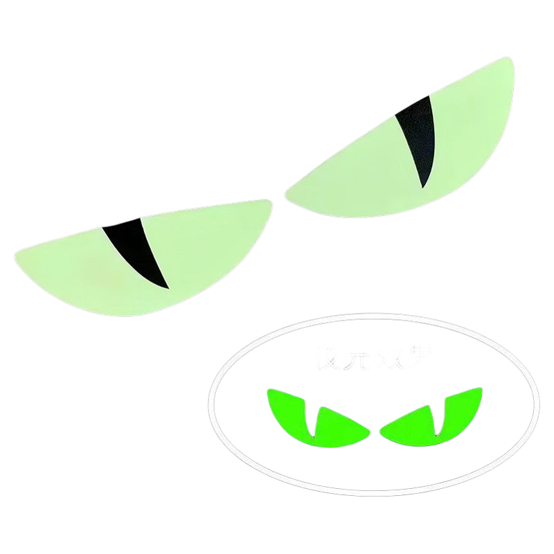 夜光3D小恶魔反光防水车贴