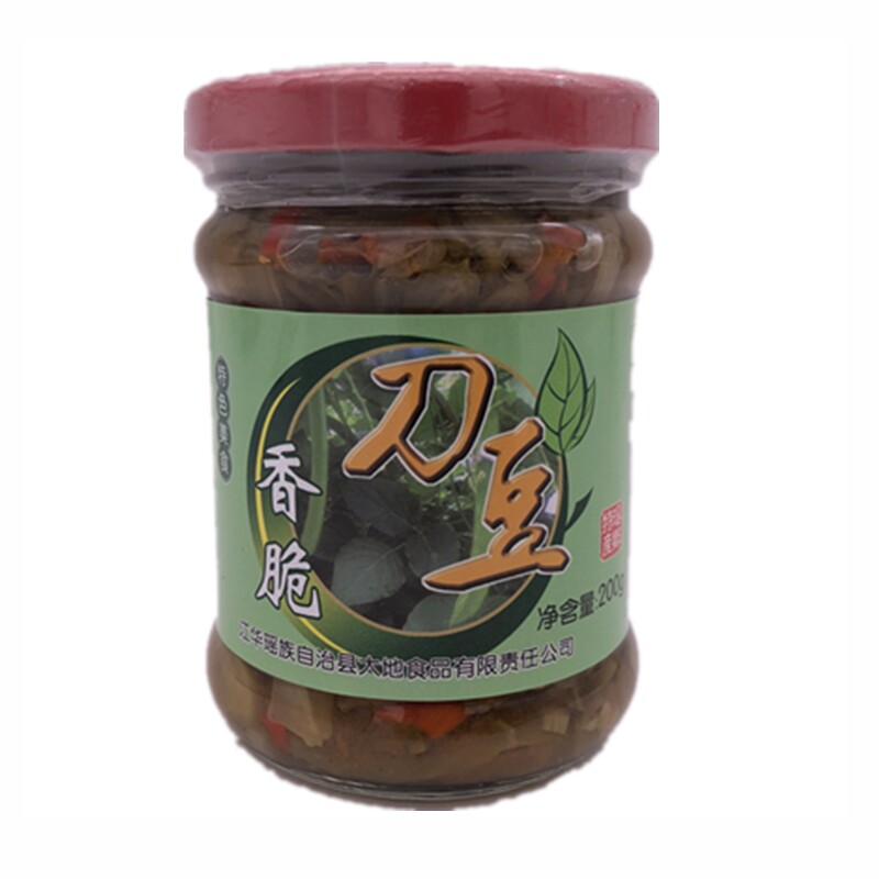 下饭菜刀豆瑶韵江华湖南特产酸辣
