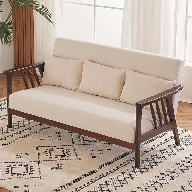 布艺沙发客厅2025新款沙发家用小户型简约实木双人三人位出租房椅