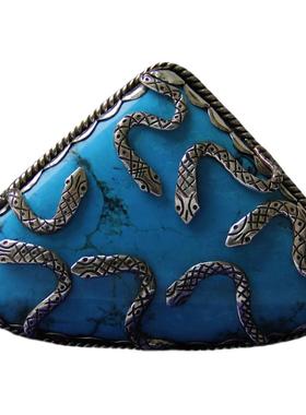 承李李原创设计松石纯银戒指