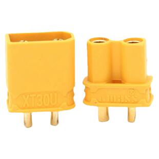 AMASS XT30U XT30 锂电池公母 插头轻量 FPV航模穿越机固定翼配件