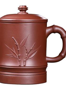 宜兴紫砂杯男士全手工带过滤茶具