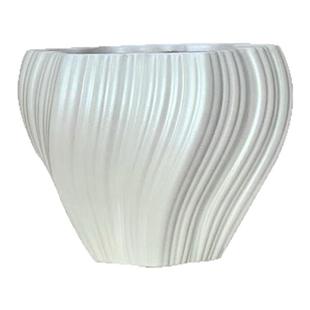 外贸款创意设计插花艺术花器前台桌面蝴蝶兰绿植组合简约陶瓷花盆