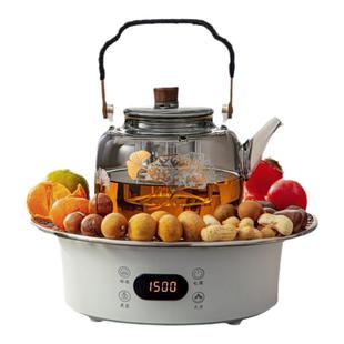 忆壶茶围炉煮茶电炉室内家用全套电陶炉玻璃煮茶壶冬日烤火烤茶炉