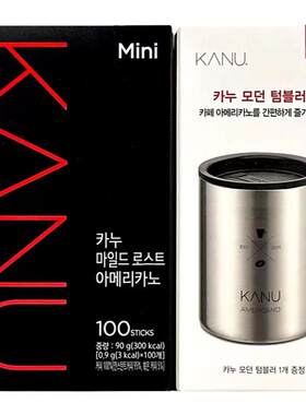 进口麦馨kanu卡奴速溶咖啡韩国