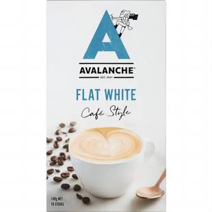 新西兰直邮代购Avalanche 拿铁/馥芮白/摩卡/无糖多味道速溶咖啡