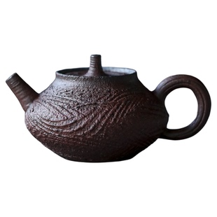 景德镇手工日式粉引苏打烧泡茶壶南蛮烧故宫红茶壶功夫茶具紫砂壶
