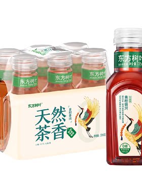 农夫山泉东方树叶青柑普洱茶汤色
