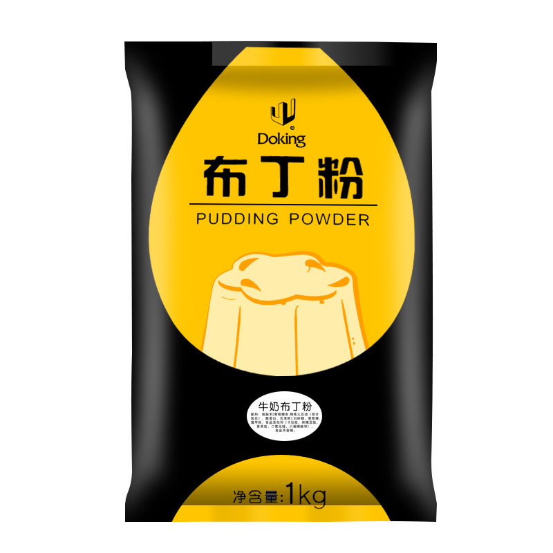 盾皇布丁粉奶茶店专用1kg 果冻粉自制豆花焦糖鸡蛋芒果草莓商家用