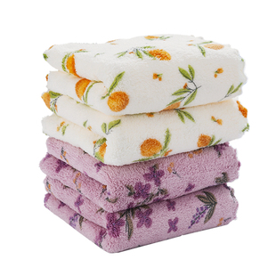 抹布厨房专用加厚吸水不易沾油掉毛擦桌子玻璃家务用品清洁洗碗布