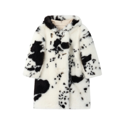 儿童皮草外套2025秋冬新款