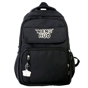 书包初中女生大容量结实耐用小学生4一6年级黑色耐脏双肩包女防水