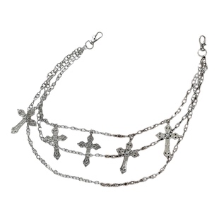 柳吴伟亚文化小众十字架裤链男配饰高级感牛仔裤裤子女款挂饰美式