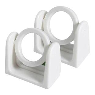 360旋转挂环升级圆环挂杆托毛巾杆粘钩免打孔窗帘浴帘杆托架支架