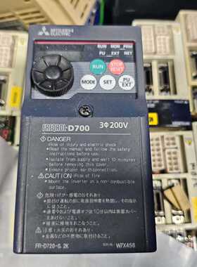 变频器FR-D720-0.2K，三相200V，件—议价