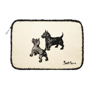 SoftServe柔软供应《刺绣小狗》流苏14寸通勤平板笔记本电脑包macbookpro内胆包