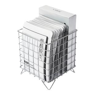 ins铁艺收纳筐办公室宿舍收纳盒桌面大容量化妆品杂物面膜收纳架