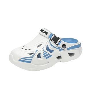 洞洞鞋男士夏季外穿防滑厚底增高包头拖鞋开车运动大码45沙滩凉鞋