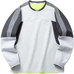 安踏运动卫衣男2023秋季圆领长袖t恤跑步宽松休闲套头衫奥特莱斯