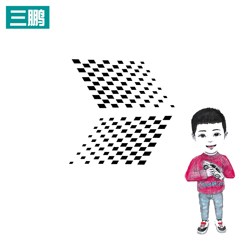 大众途铠装饰后窗贴车窗