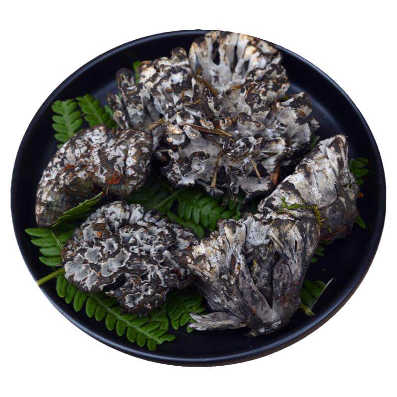 新鲜野生干巴菌蘑菇味香送皱皮椒